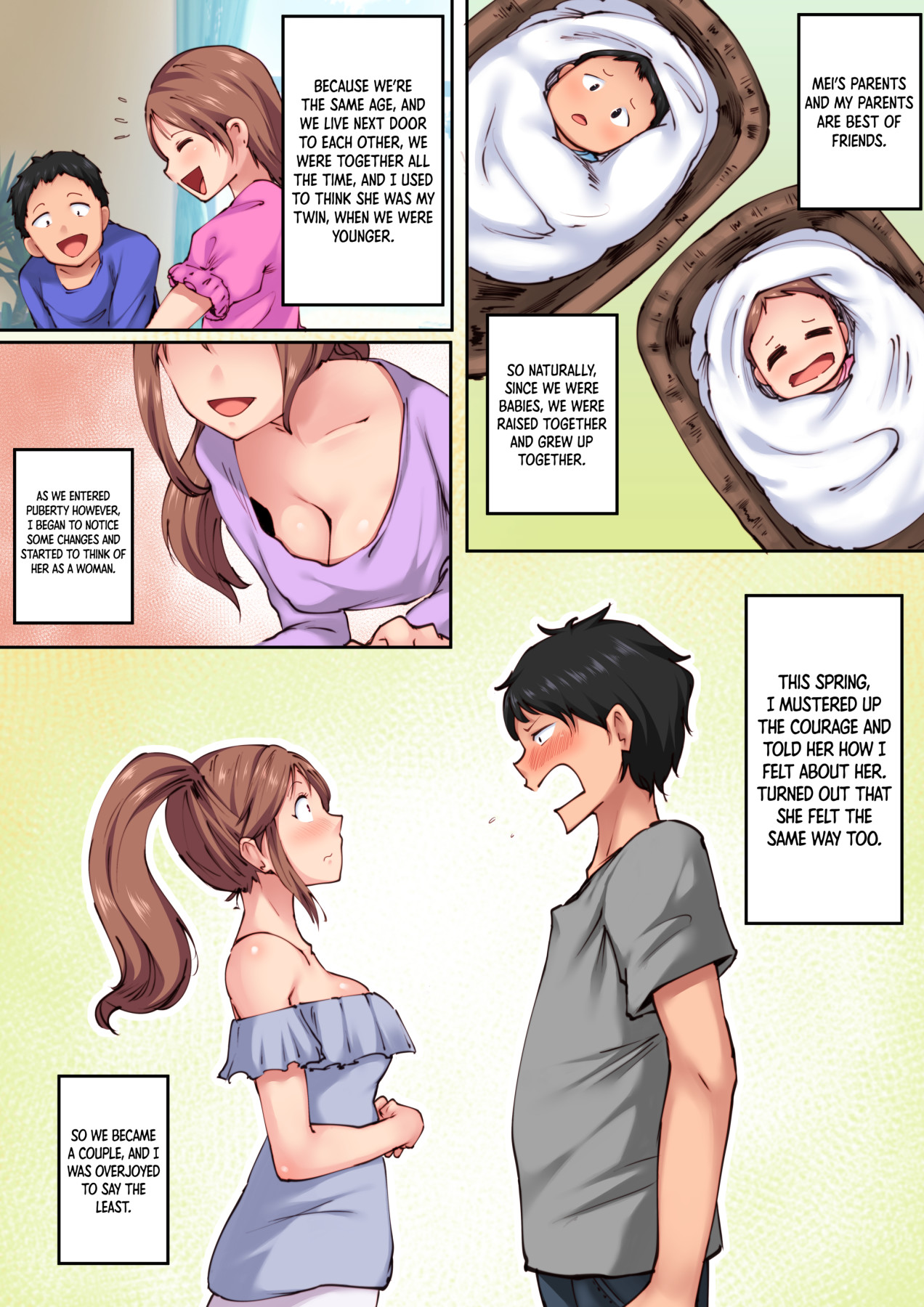 Hentai Manga Comic-Home Alone Romp With My Childhood Friend-Read-3
